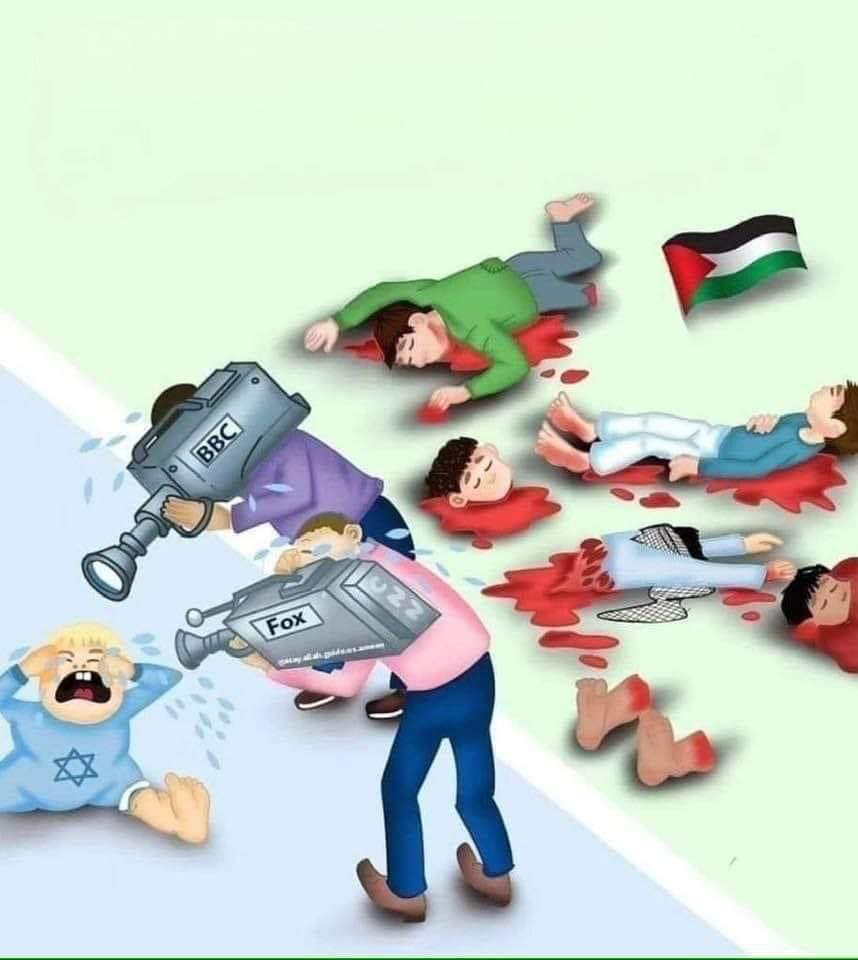 القضية الفلسطينية في الاعلام الغربي 